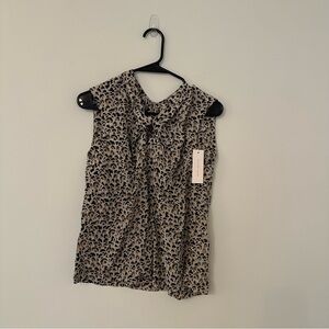 Rebecca Taylor Animal Print Blouse